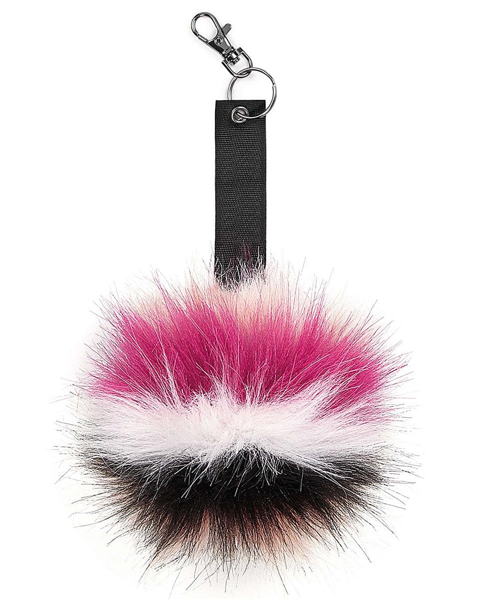 Beechfield Fur Pop Pom Key Ring in Koko (Product Code: B400)
