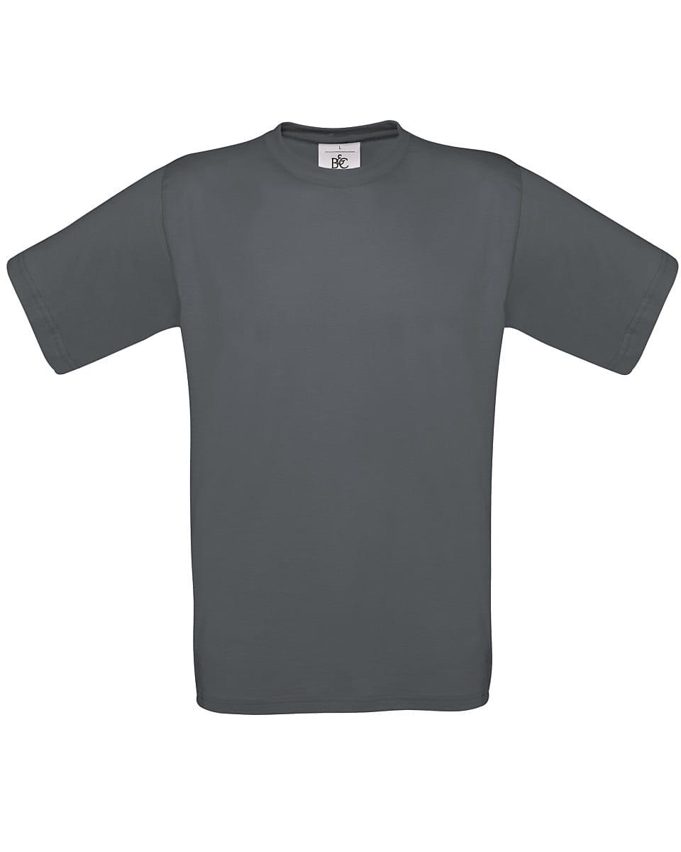 B&C Mens Exact 150 T-Shirt in Dark Grey (Product Code: TU002)