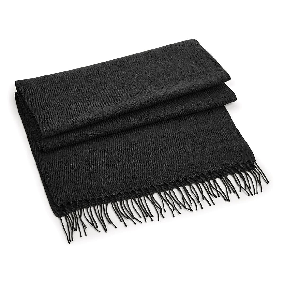 Beechfield Classic Woven Scarf in Black (Product Code: B500)