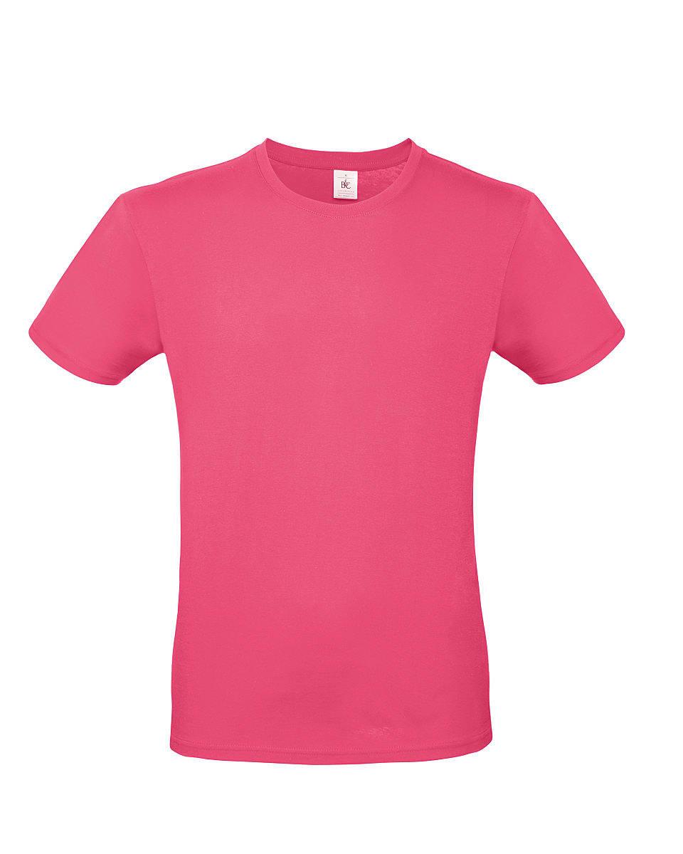 B&C Mens E150 T-Shirt in Fuchsia (Product Code: TU01T)