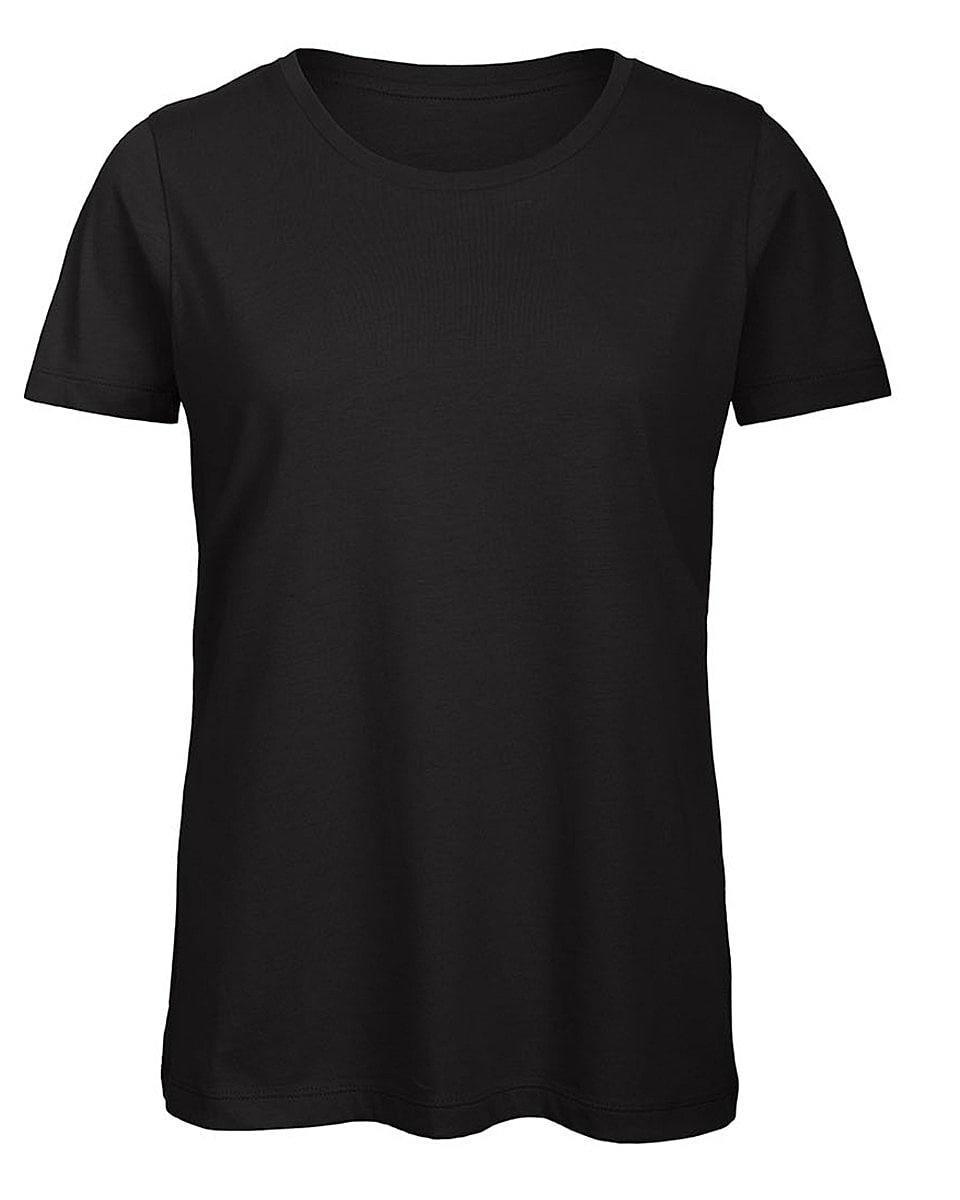 B&C Womens Inspire Crew T-Shirt in Black (Product Code: TW043)