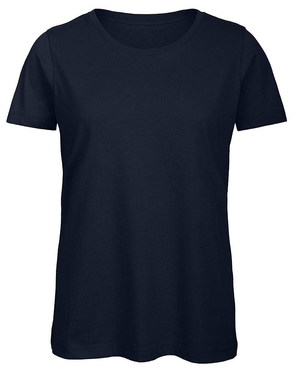 B&C Womens Inspire Crew T-Shirt in Navy Blue (Product Code: TW043)