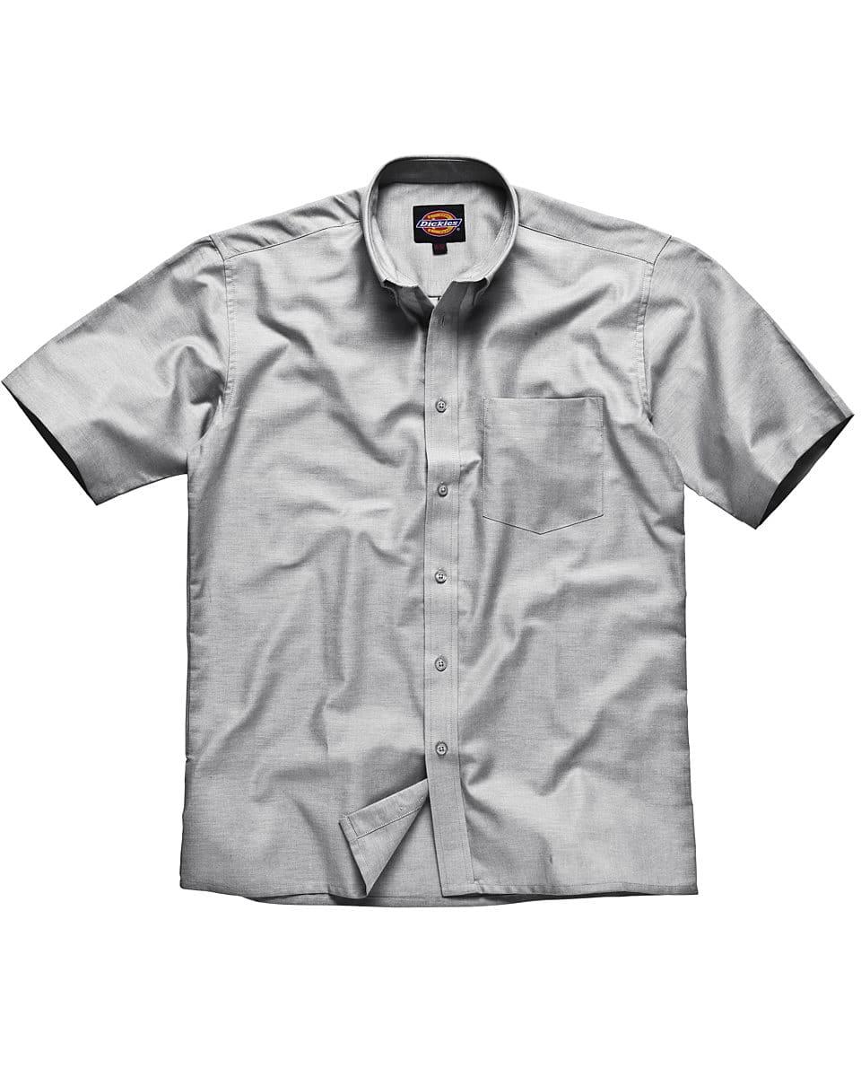 Dickies Short-Sleeve Oxford Shirt in Silver Grey (Product Code: SH64250)