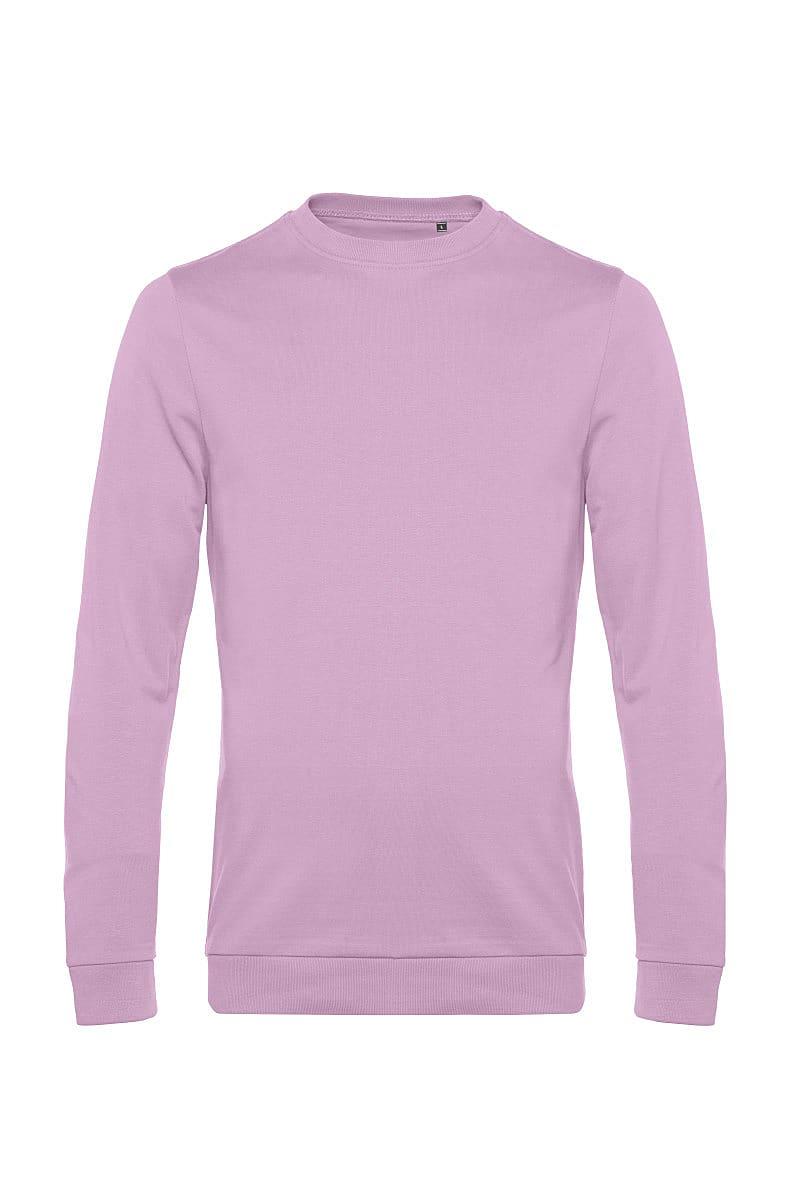 B&C Mens Set In Sweat Jacket in Candy Pink (Product Code: WU01W)