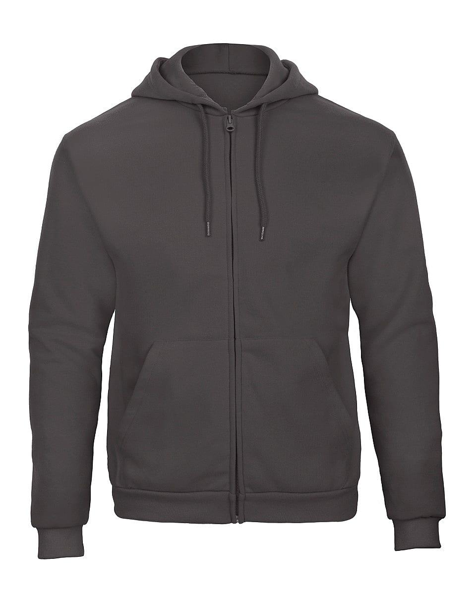 B&C ID.205 50/50 Full-Zip Hoodie in Anthracite (Product Code: WUI25)