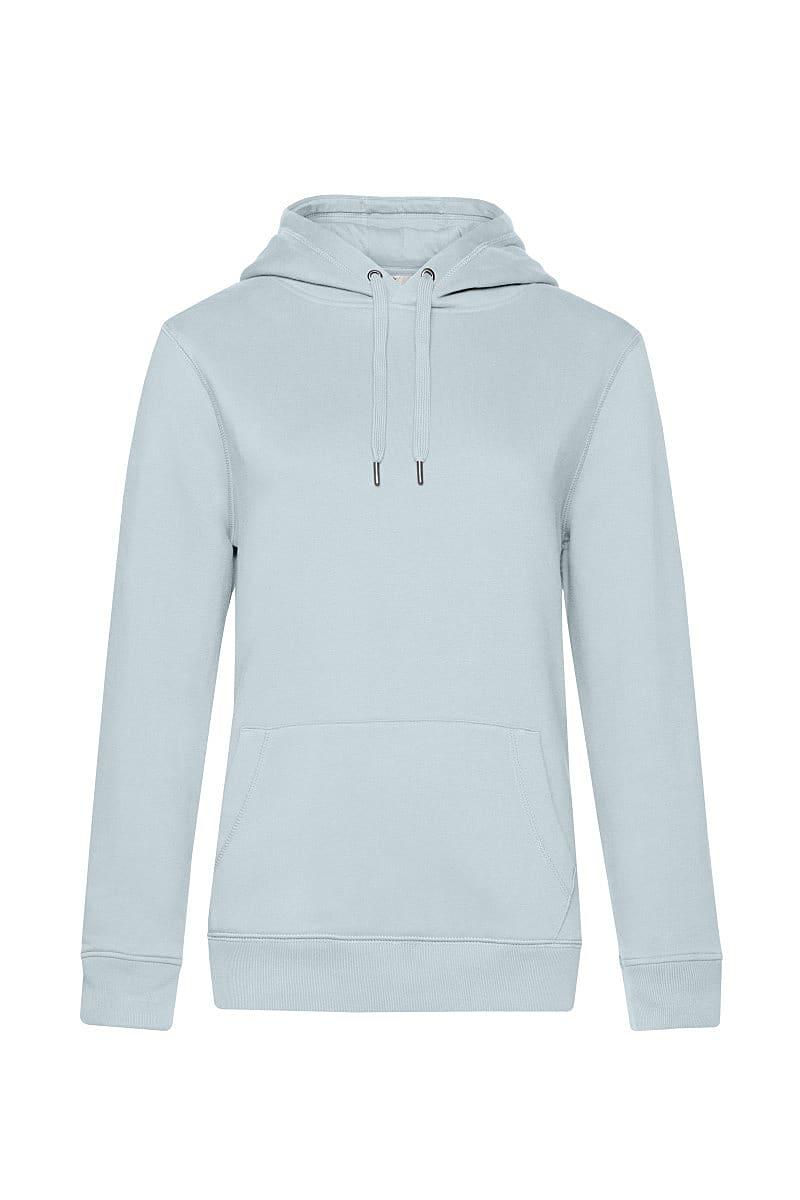 B&C Womens Queen Hoodie in Pure Sky (Product Code: WW02Q)