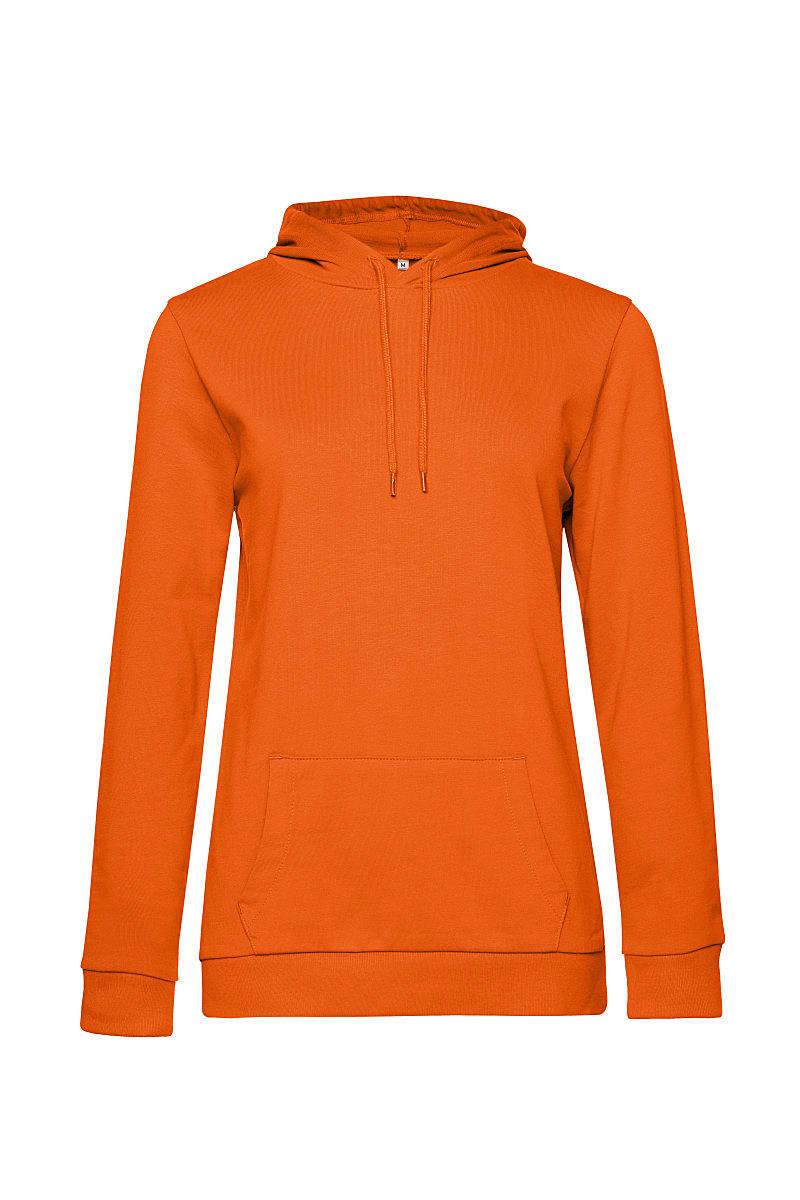 B&C Womens Hoodie in Pure Orange (Product Code: WW04W)