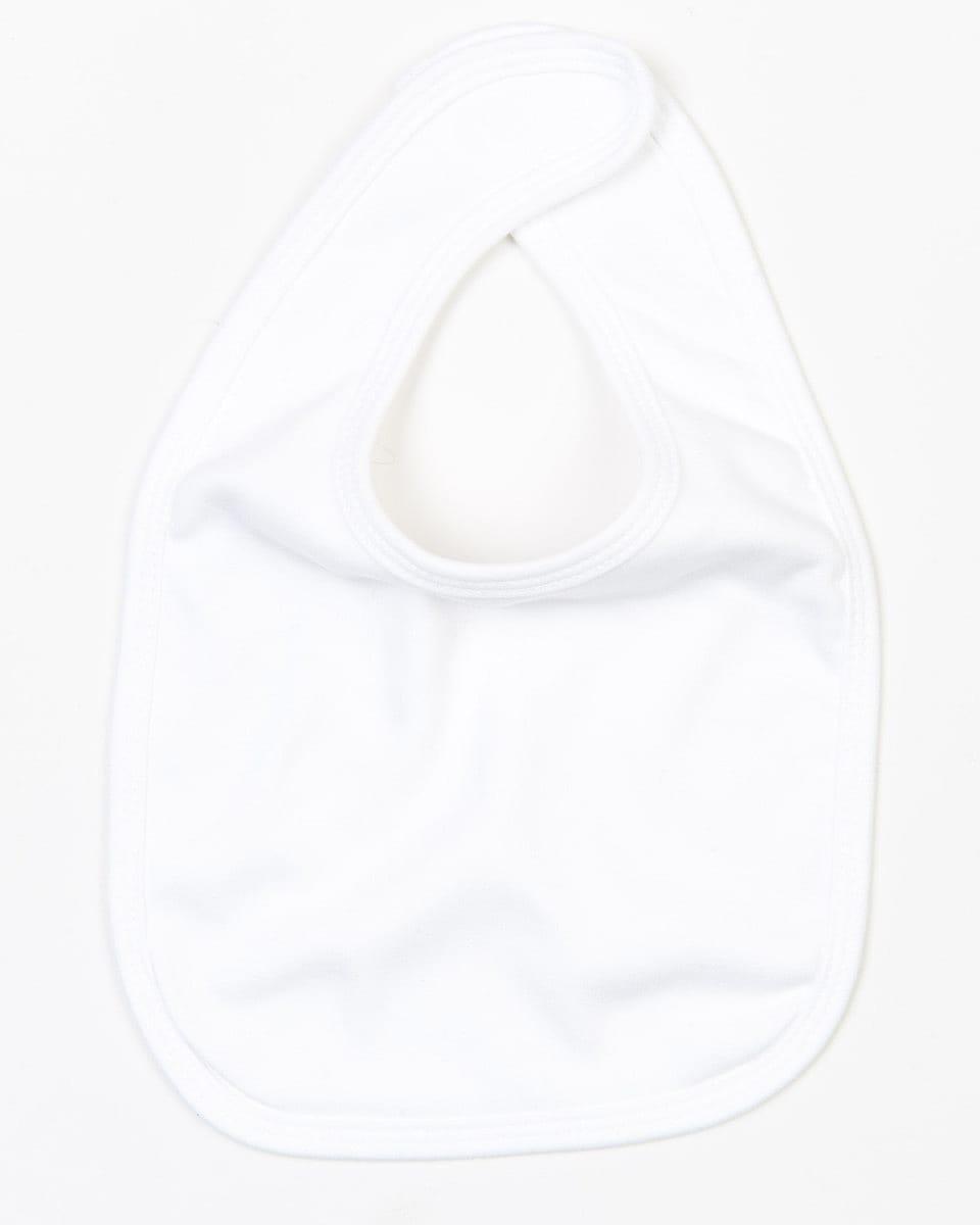 Babybugz Baby Bib in White (Product Code: BZ12)