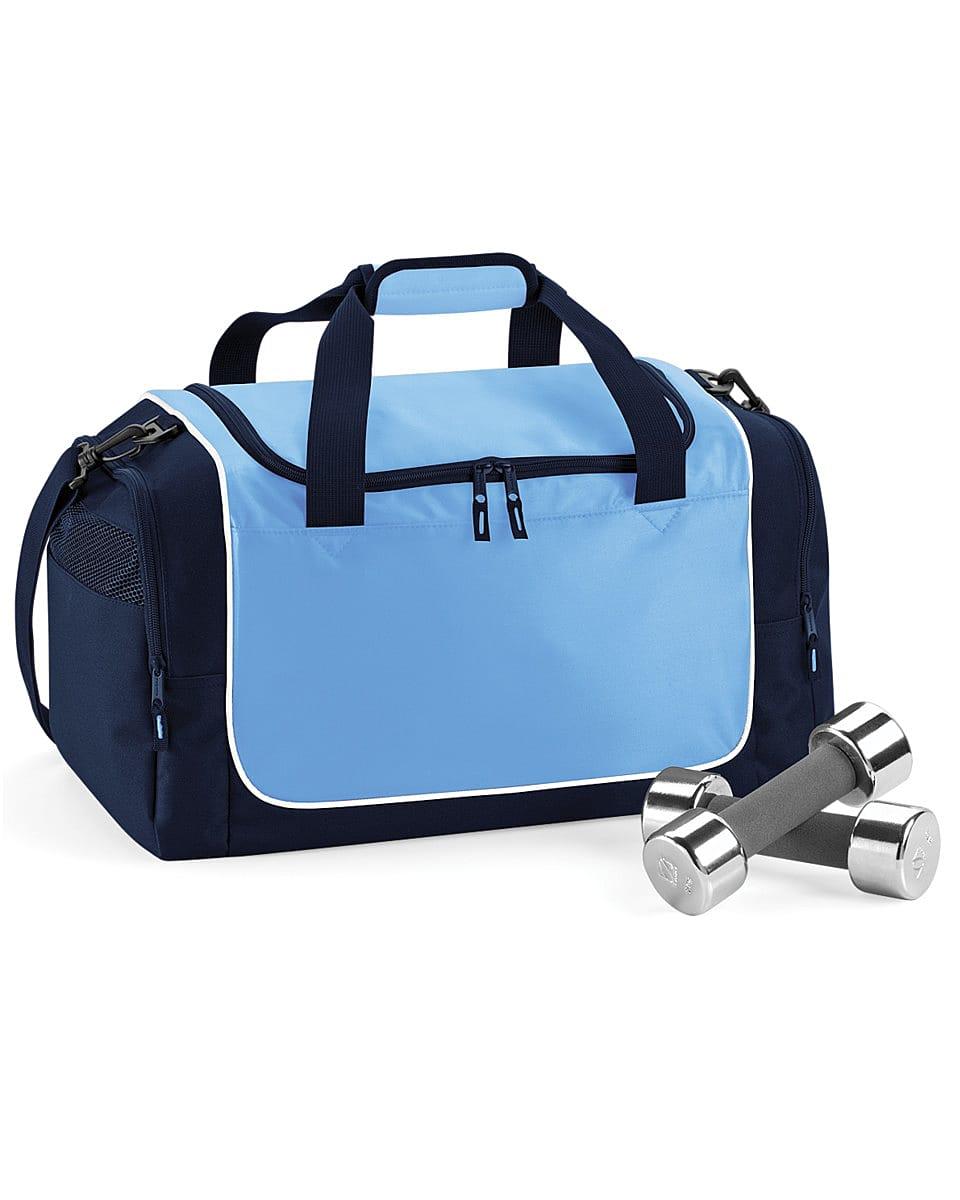 Quadra Teamwear Locker Bag in Sky / French Navy / White (Product Code: QS77)