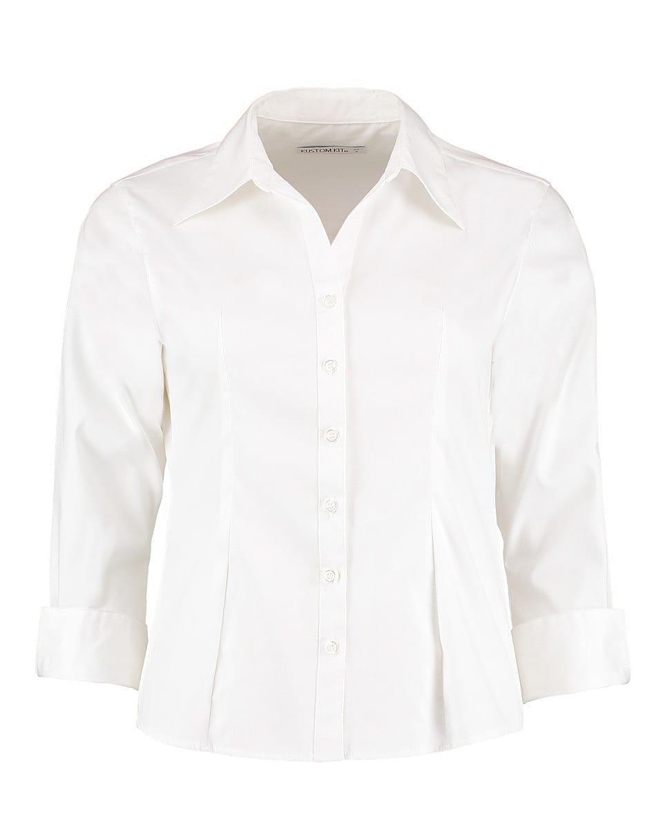 Kustom Kit Womens 3/4 Corporate Oxford Shirt | KK710 | Workwear Supermarket