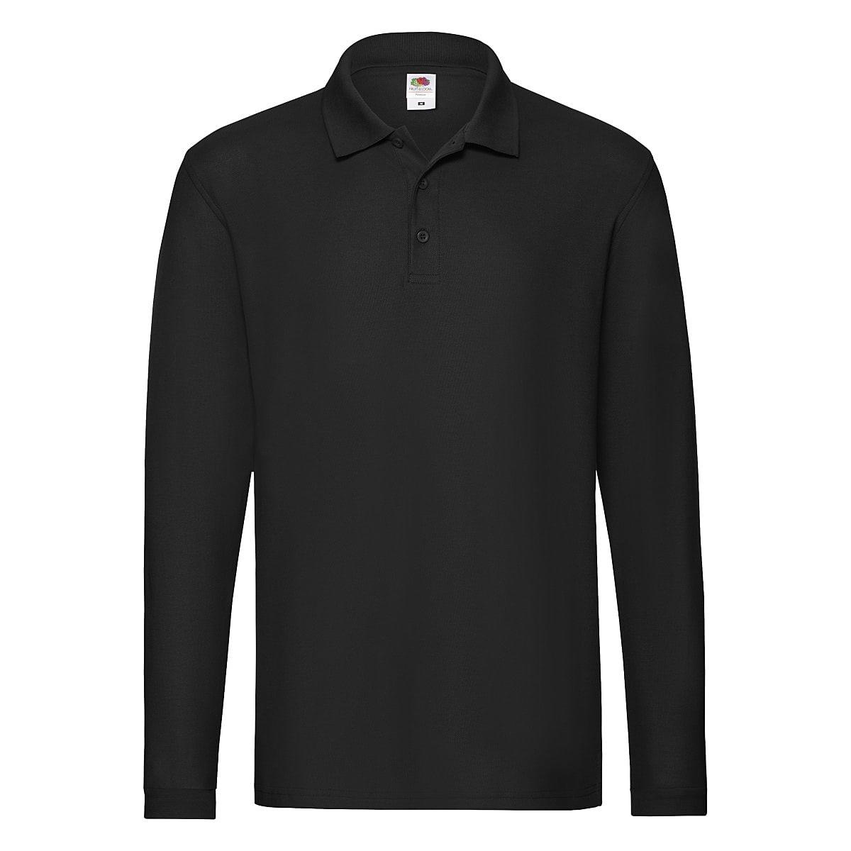 Fruit Of The Loom Premium Long-Sleeve Polo Shirt | 63310 | Workwear ...