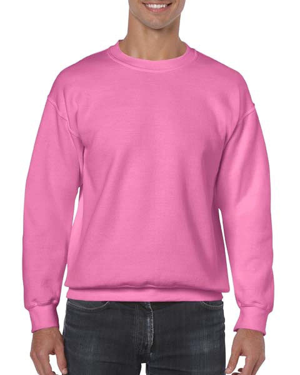 Gildan Heavy Blend Adult Crewneck Sweatshirt in Azalea (Product Code: 18000)