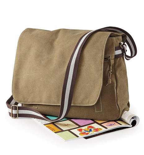 Quadra Vintage Canvas Despatch Bag