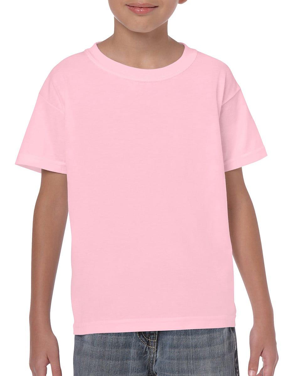 Gildan Childrens Heavy Cotton T-Shirt in Light Pink (Product Code: 5000B)