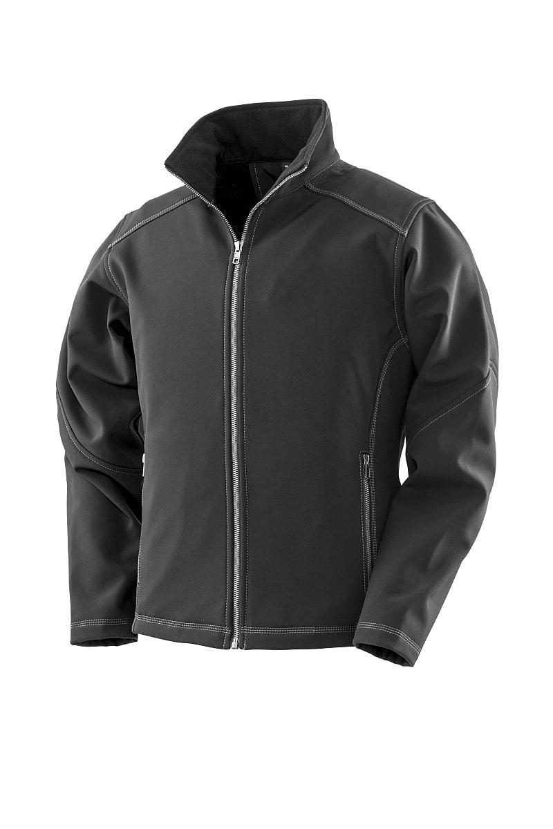 WORK-GUARD by Result Womens Softshell Jacket in Black (Product Code: R455F)