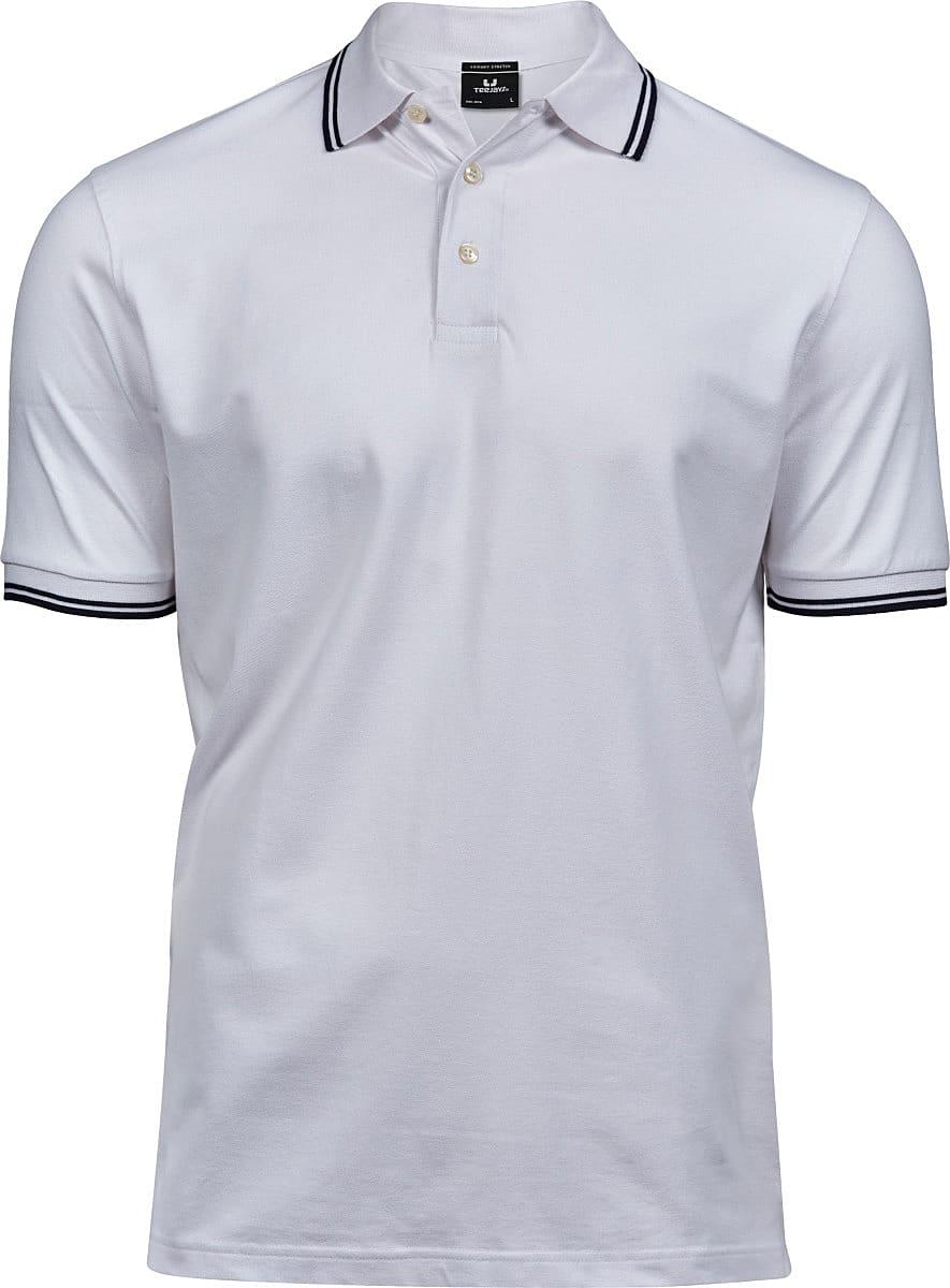 Tee Jays Mens Luxury Stripe Polo Shirt | TJ1407 | Workwear Supermarket