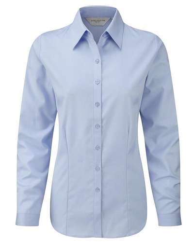 Russell Collection Womens Herringbone Shirt