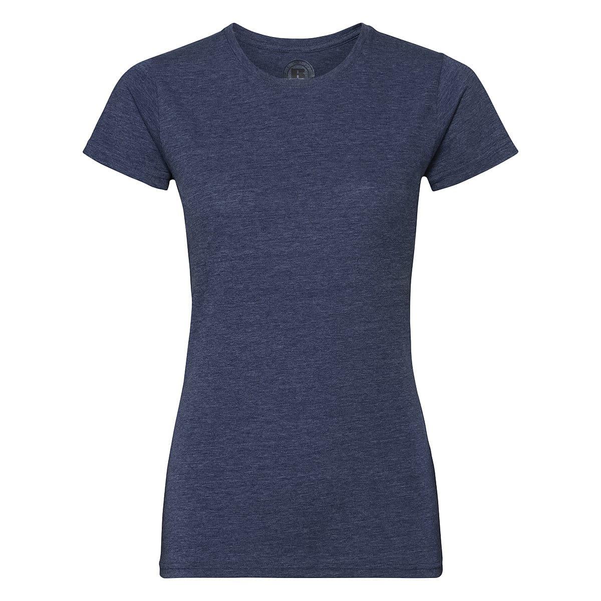 Russell Womens HD T-Shirt in Bright Navy Marl (Product Code: 165F)