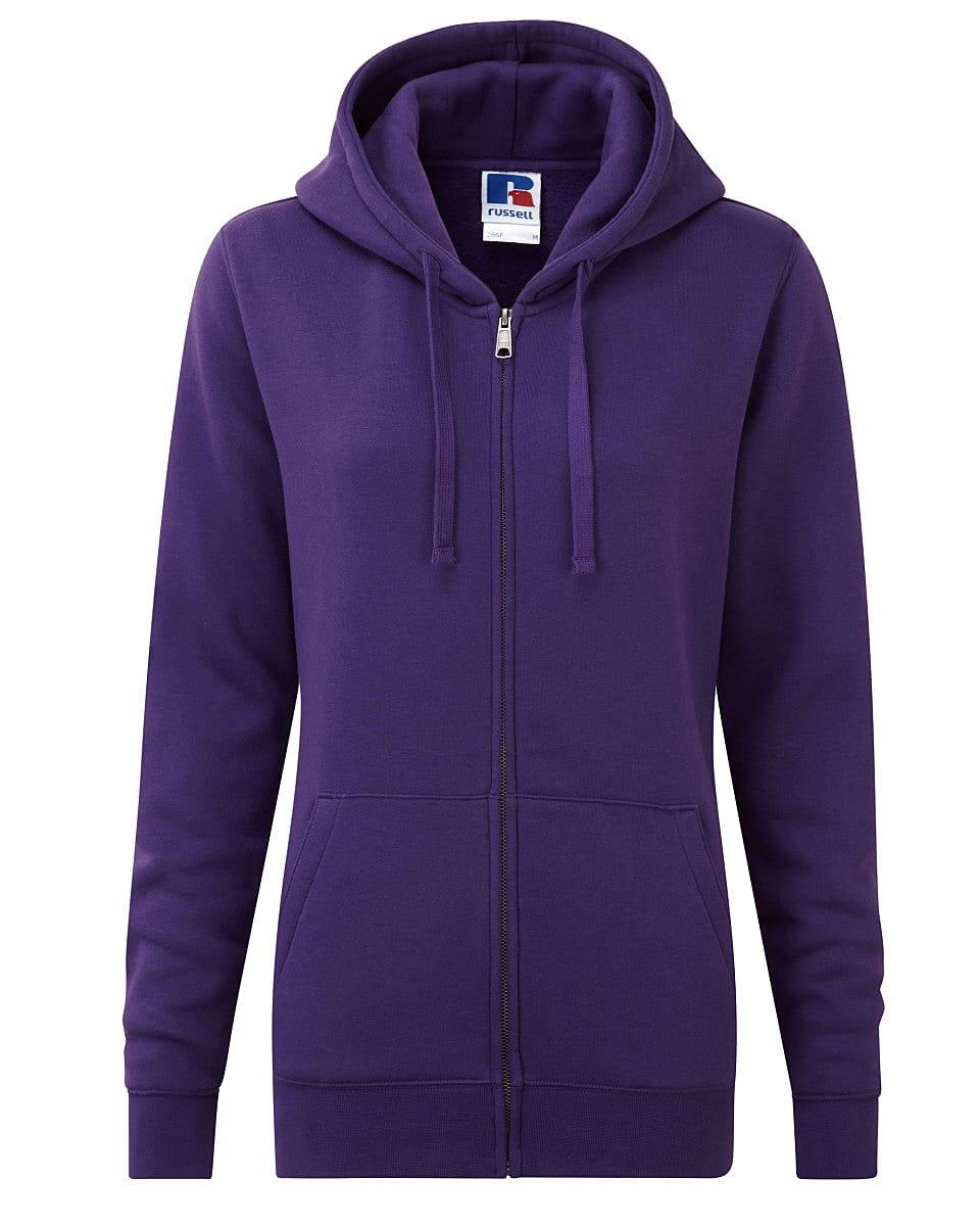 Russell Womens Authentic Zipped Hoodie | 266F | Workwear Supermarket