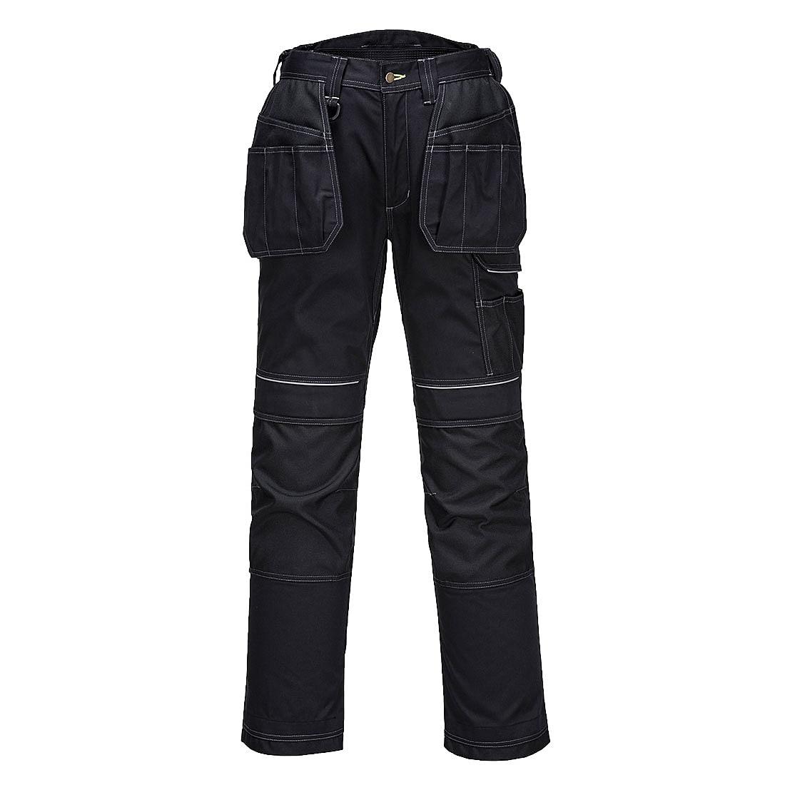 Portwest PW3 Holster Work Trousers in Black (Product Code: T602)