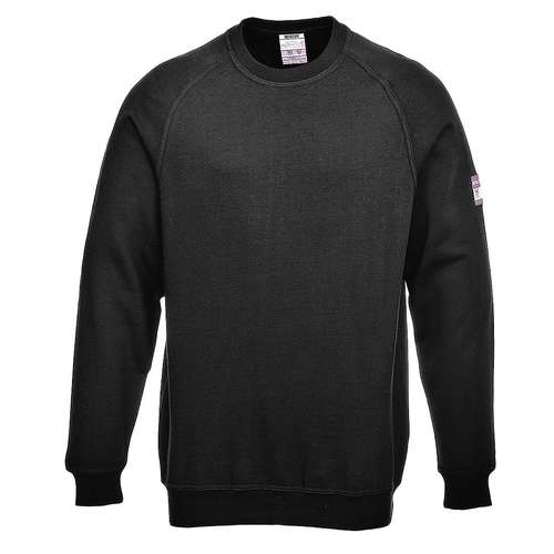 Portwest Flame Resistant Anti-Static Long-Sleeve Sweatshirt - FR12
