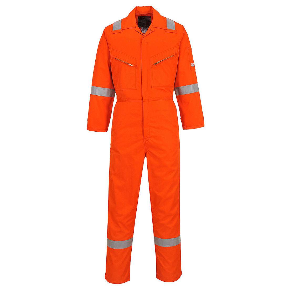 Portwest Coverall made from Nomex Comfort in Orange (Product Code: NX50)