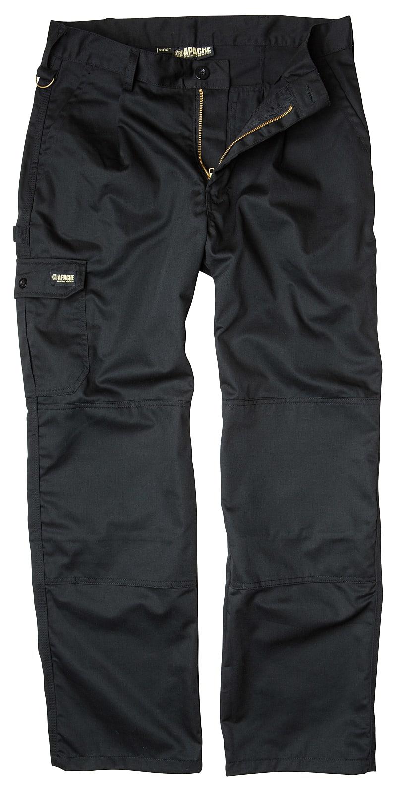 Apache Black Industry Cargo Trousers | APIND-BLACK | Workwear Supermarket