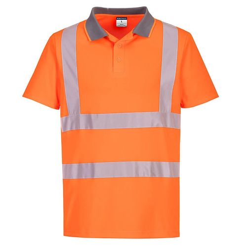 Portwest Eco Short-Sleeved Hi-Vis Polo (Pack of 6)