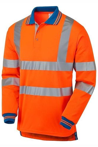 Pulsar HV Orange Cut Resistant Sleeve Polo Shirt