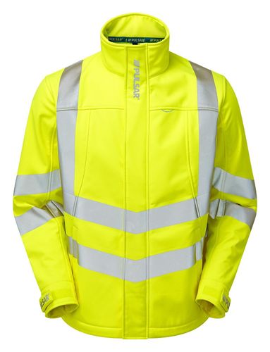 Pulsar HV Yellow Interactive Softshell Jacket