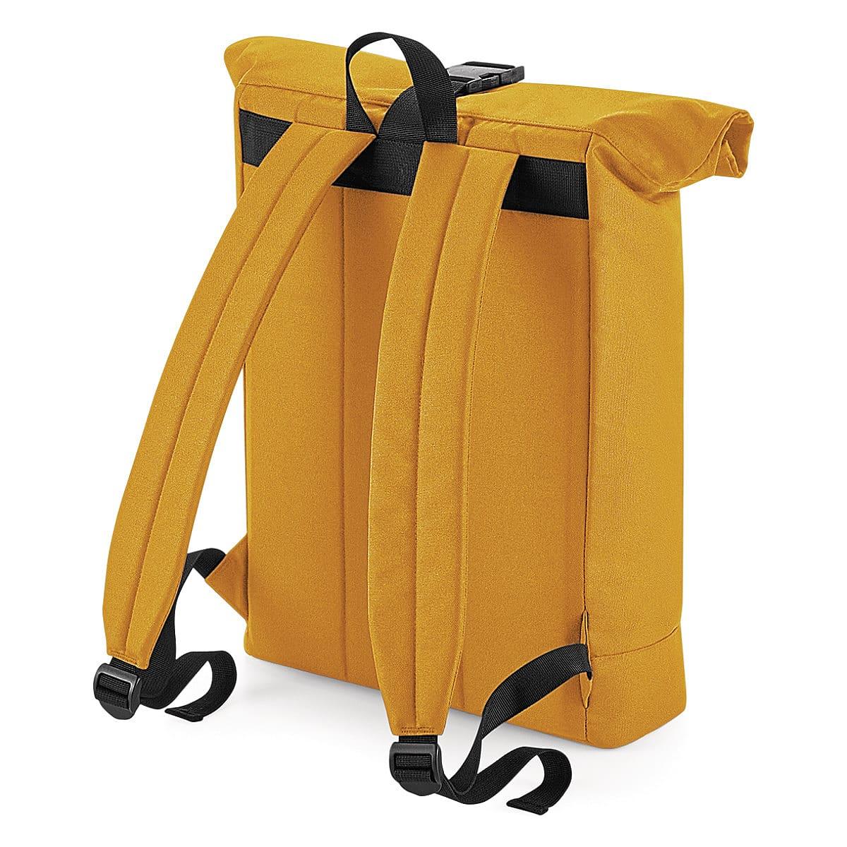 Bagbase Recycled Rolltop Backpack in Mustard (Product Code: BG286)