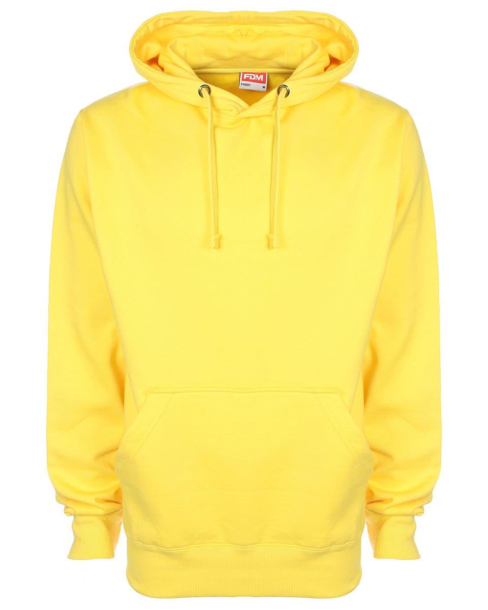 FDM Unisex Original Hoodie in Empire Yellow (Product Code: FH001)