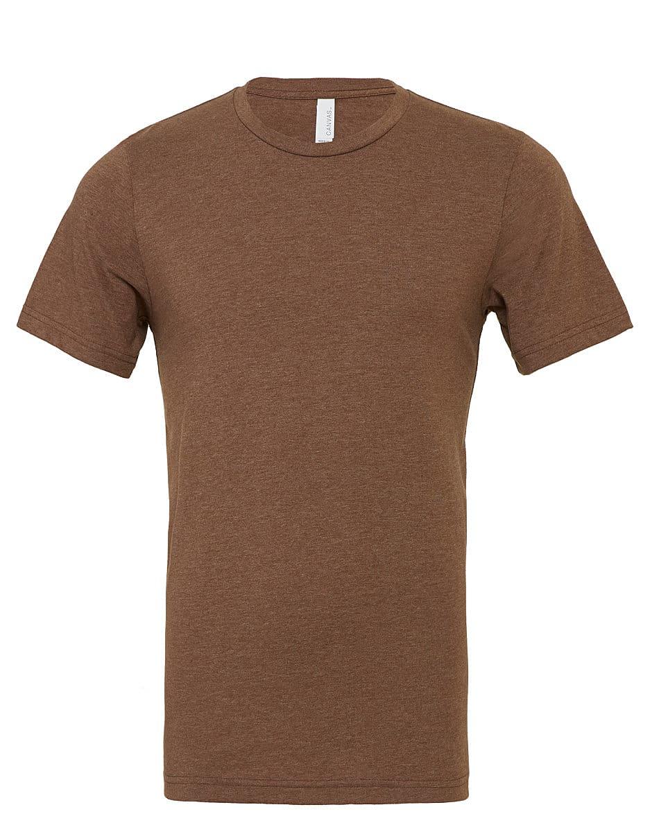 Bella Unisex Canvas Perfect T-Shirt in Heather Brown (Product Code: CA3001CVC)