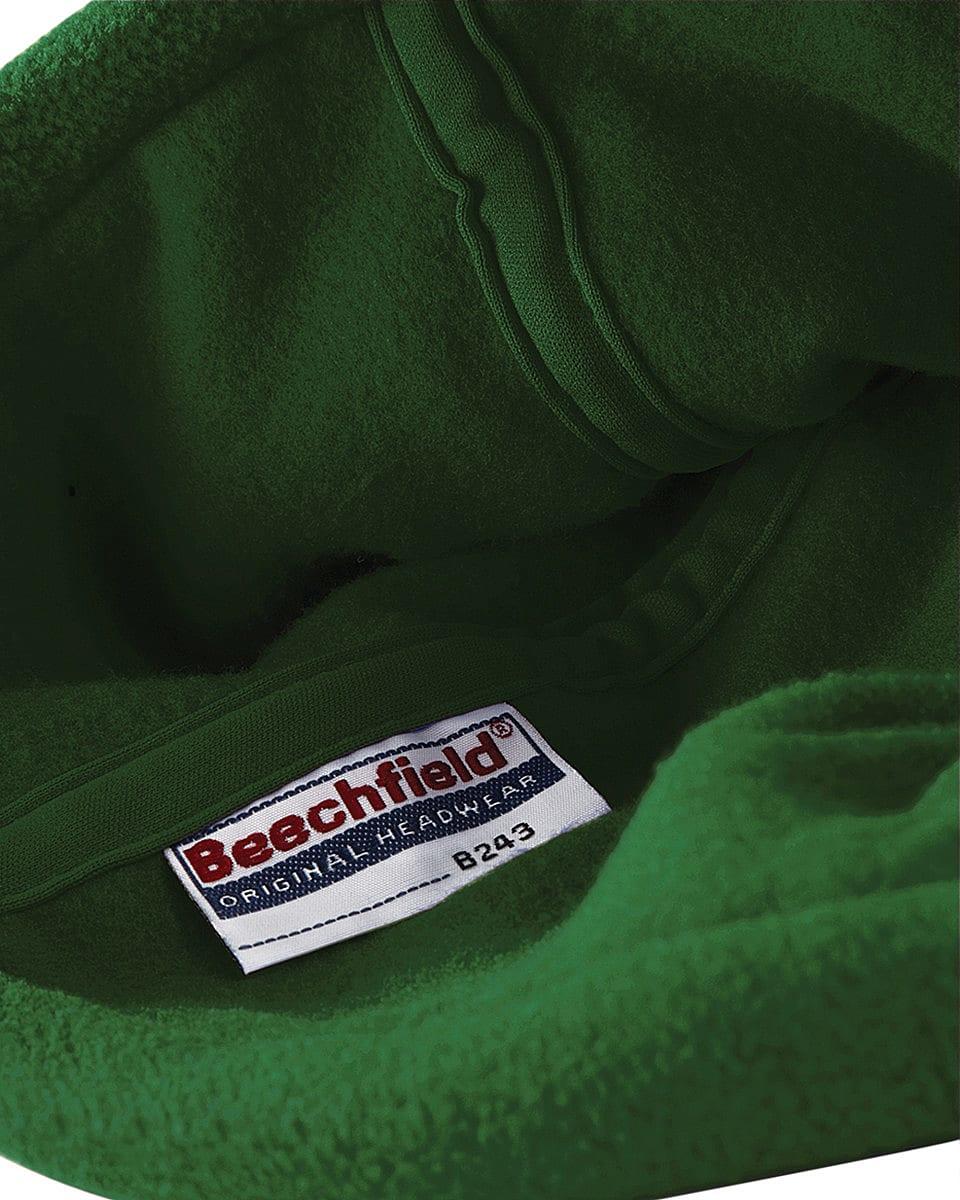 Beechfield Suprafleece Ski Hat in Forest Green (Product Code: B243)