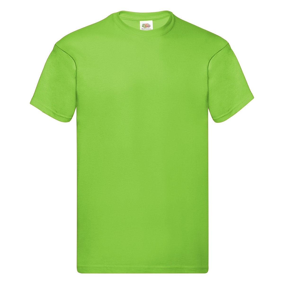 Fruit Of The Loom Original Full Cut T-Shirt in Lime (Product Code: 61082)
