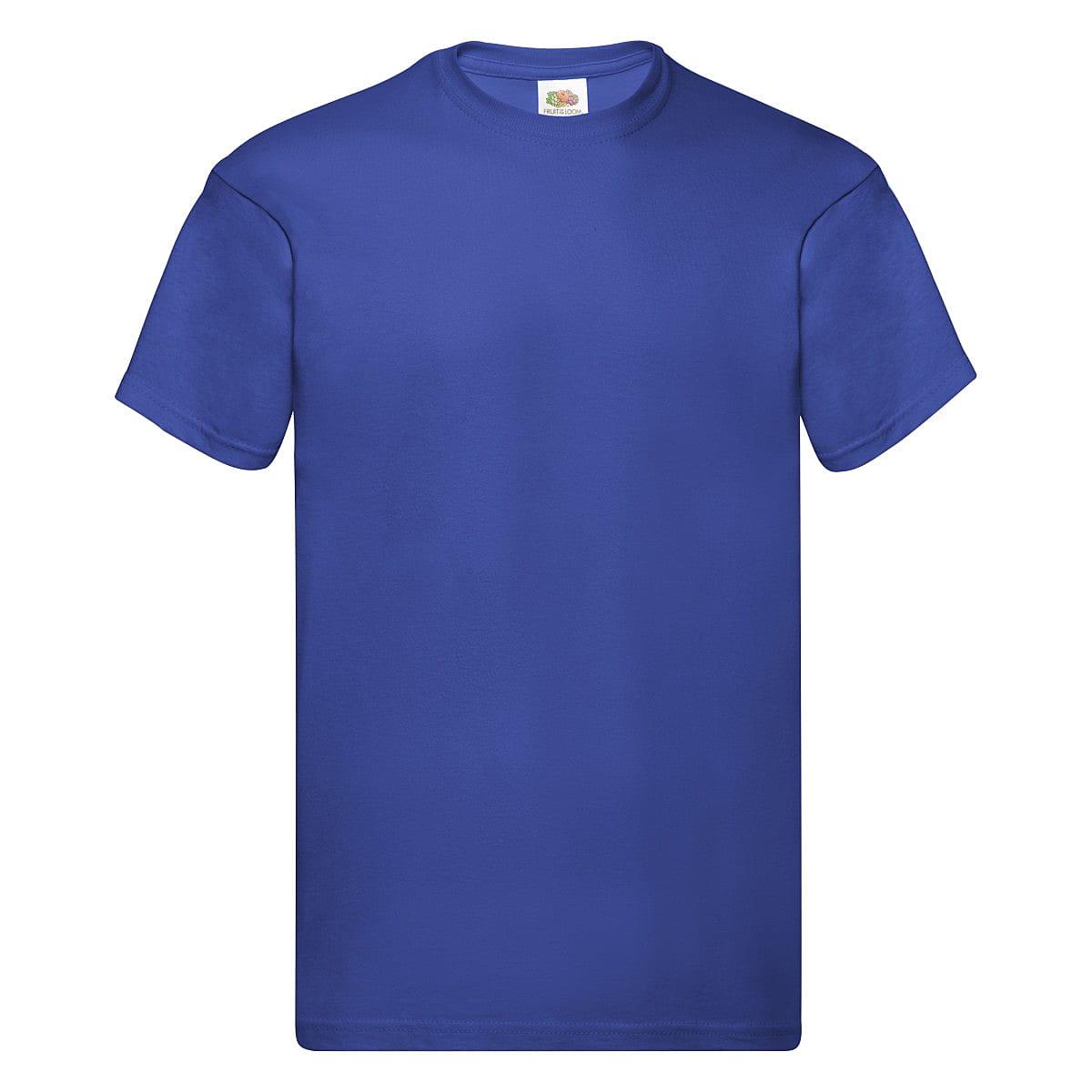 Fruit Of The Loom Original Full Cut T-Shirt in Royal Blue (Product Code: 61082)