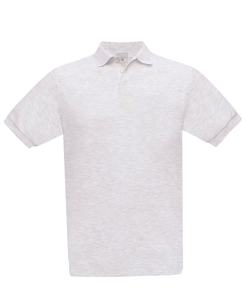 B&C Mens Safran Polo Shirt in Ash Grey (Product Code: PU409)