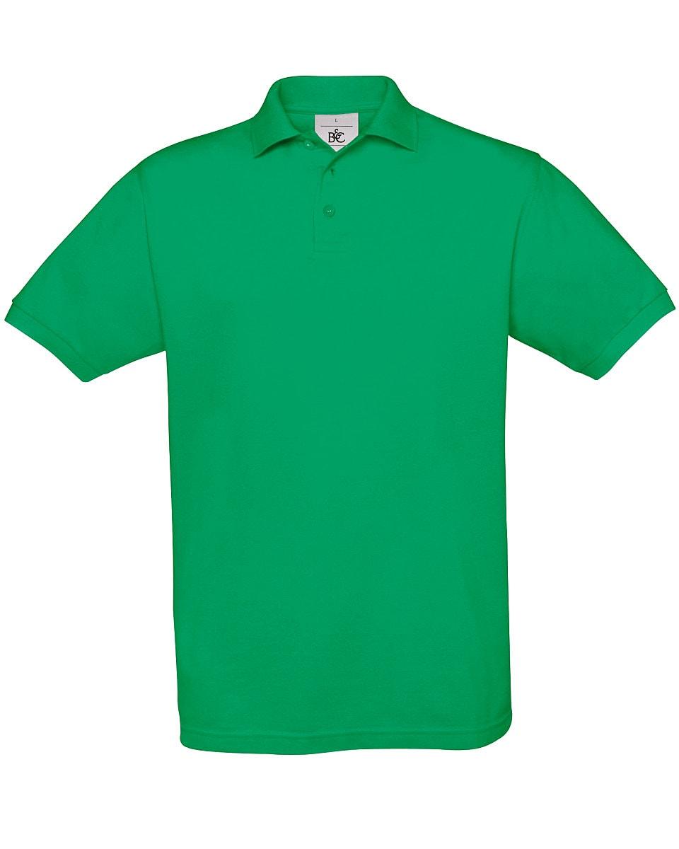 B&C Mens Safran Polo Shirt in Kelly Green (Product Code: PU409)