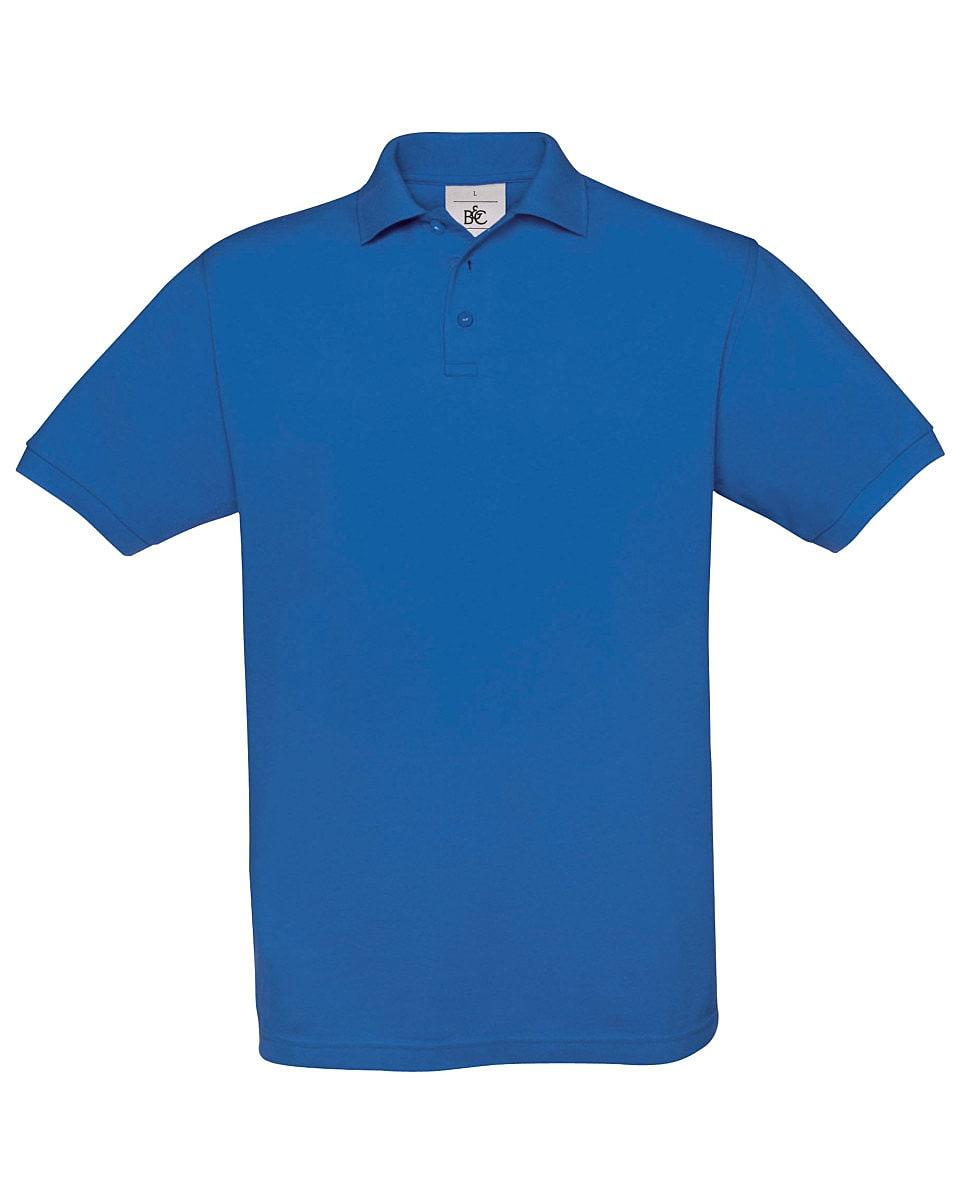 B&C Mens Safran Polo Shirt in Royal Blue (Product Code: PU409)