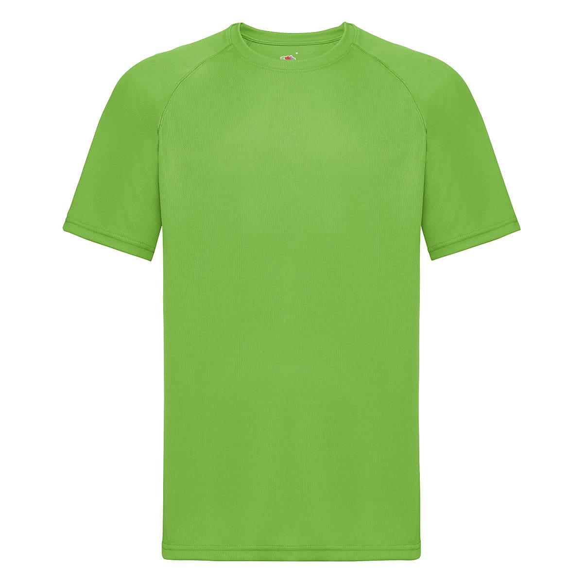 Fruit Of The Loom Mens Performance T-Shirt in Lime (Product Code: 61390)