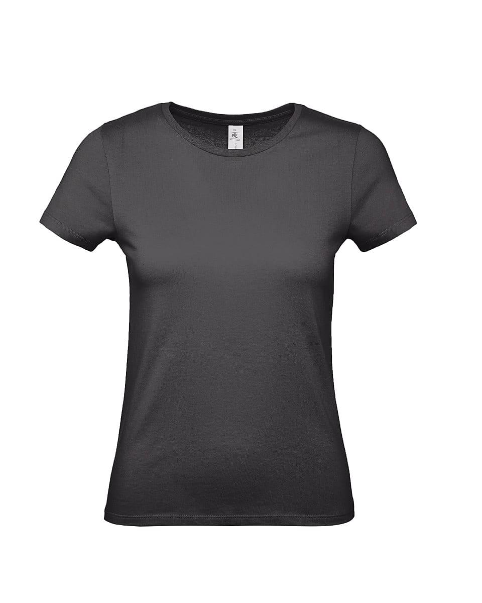 B&C Womens E150 T-Shirt in Urban Black (Product Code: TW02T)