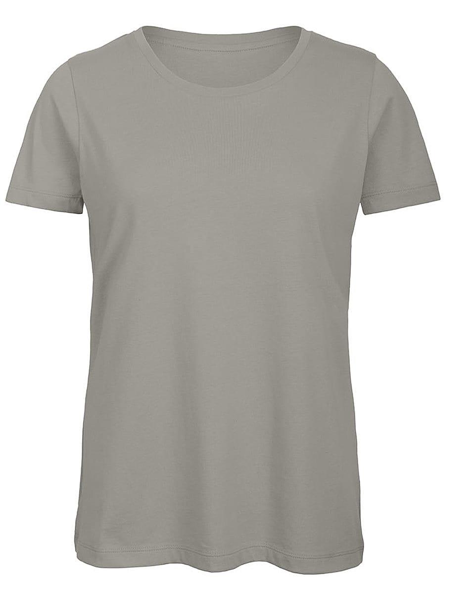 B&C Womens Inspire Crew T-Shirt in Light Grey (Product Code: TW043)