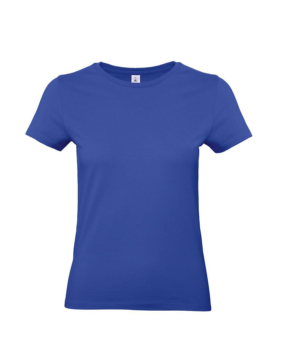 B&C Womens E190 T-Shirt in Cobalt Blue (Product Code: TW04T)