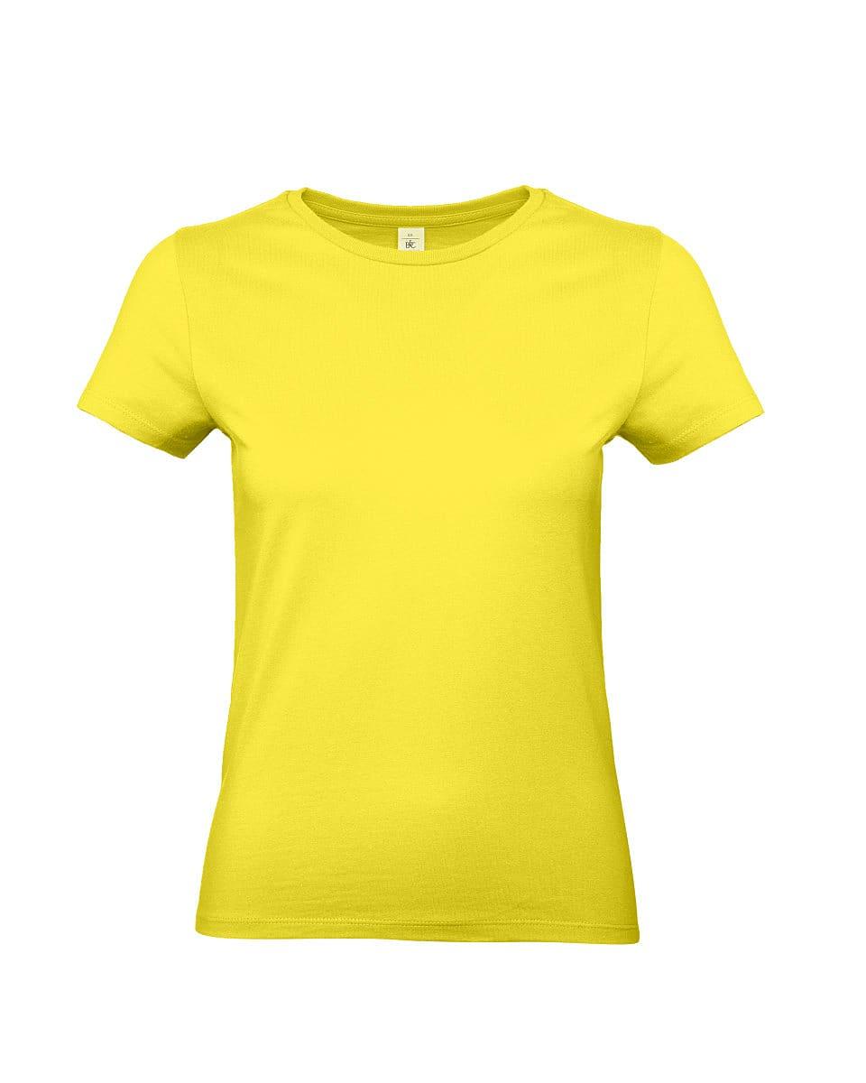 B&C Womens E190 T-Shirt in Solar Yellow (Product Code: TW04T)