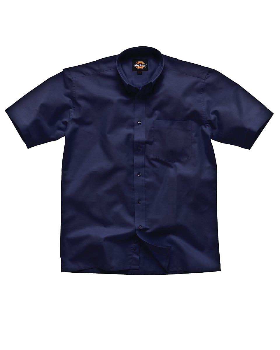 Dickies Short-Sleeve Oxford Shirt in Navy Blue (Product Code: SH64250)