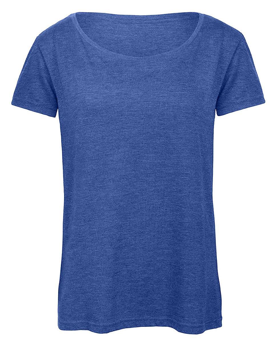 B&C Womens Inspire Triblend T-Shirt in Heather Royal (Product Code: TW056)