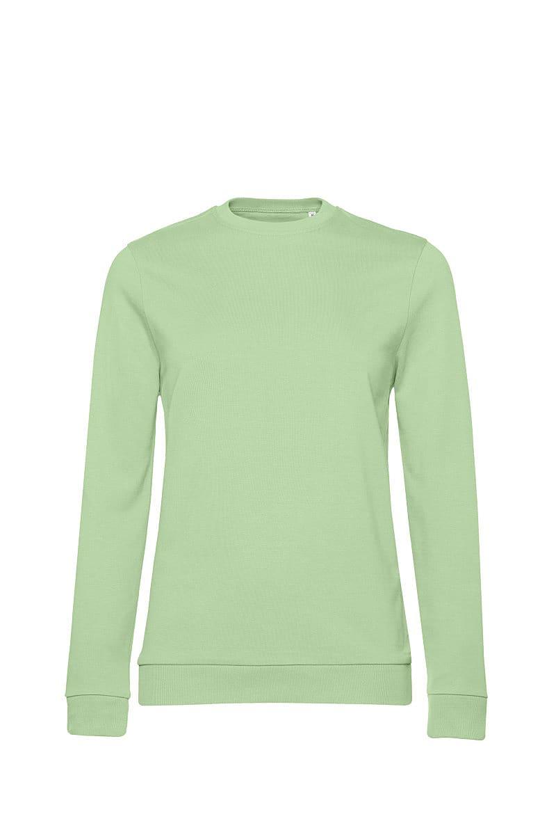 B&C Womens set In Sweatshirt in Light Jade (Product Code: WW02W)