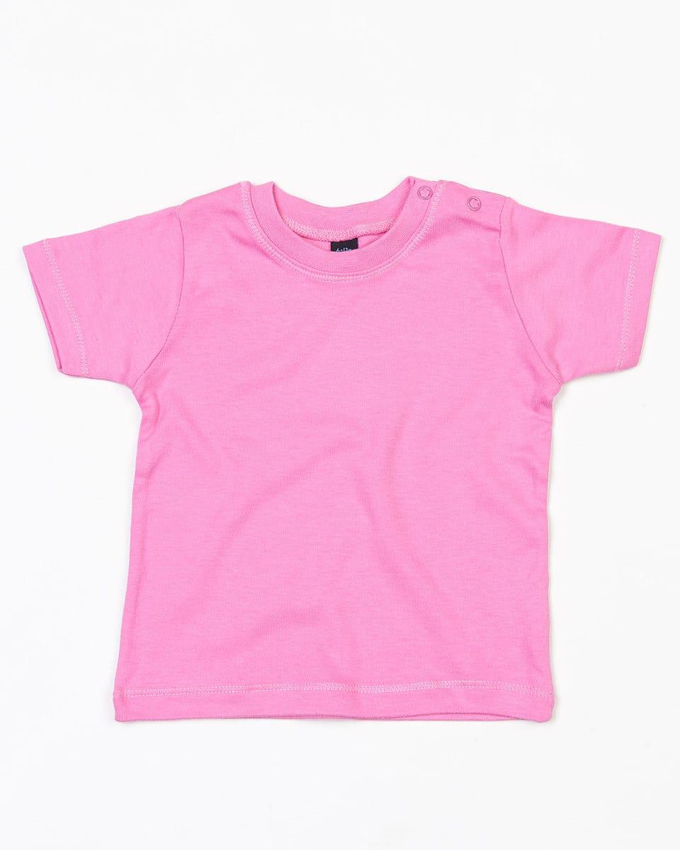 Babybugz Baby T-Shirt in Bubble Gum Pink (Product Code: BZ02)