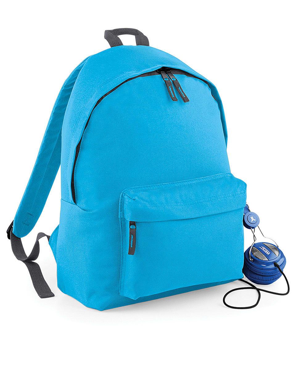 Bagbase Fashion Backpack in Surf Blue / Graphite Grey (Product Code: BG125)