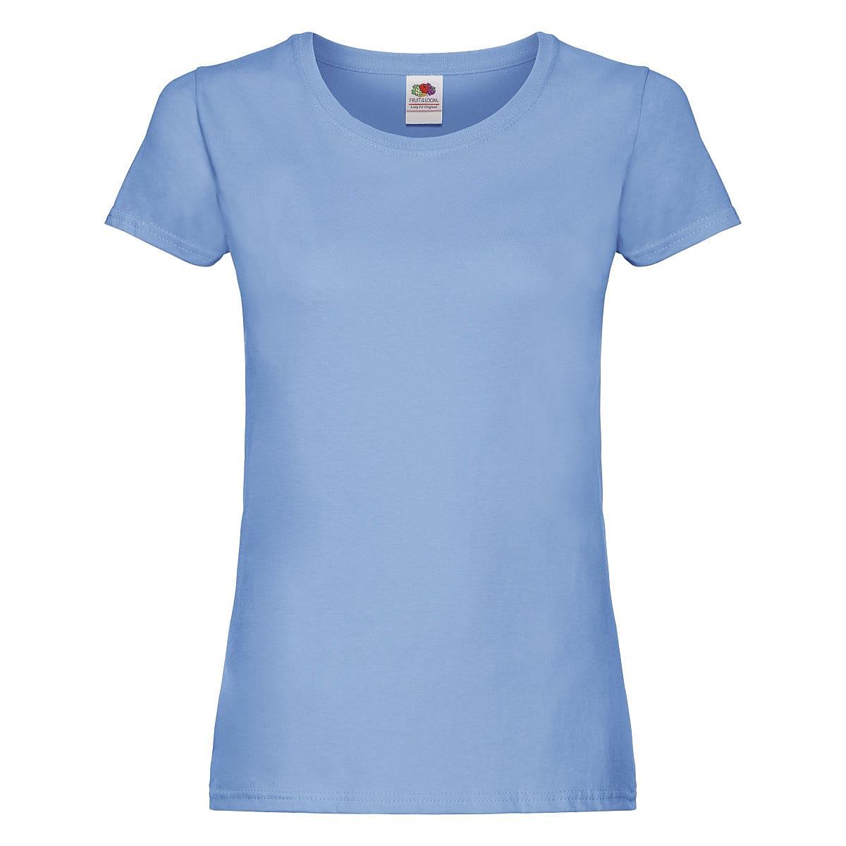 Fruit Of The Loom Lady Fit Original T-Shirt in Sky Blue (Product Code: 61420)